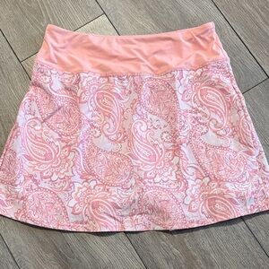 Moteepi Pink Paisley Women's Skort SZ small